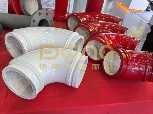 Kullanıma dayanıklı seramik kaplı beton pompa armatürleri Alumina Seramik Kaplı Beton Pompa Boru hattı ile İnşaat Makinelerinizin Hizmet Hayatını uzatın