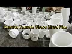 Alümina Seramik Dökme Boru Bend Hafif Ağırlık Sızdırmaz Hiçbir Topuk