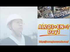 Büyük çaplı alümina seramik manşon boru hattı